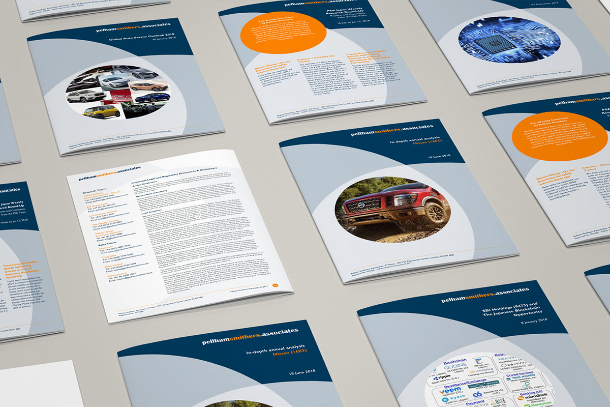 Pelham Smithers Associates – literature system MS Office Word and PowerPoint templates