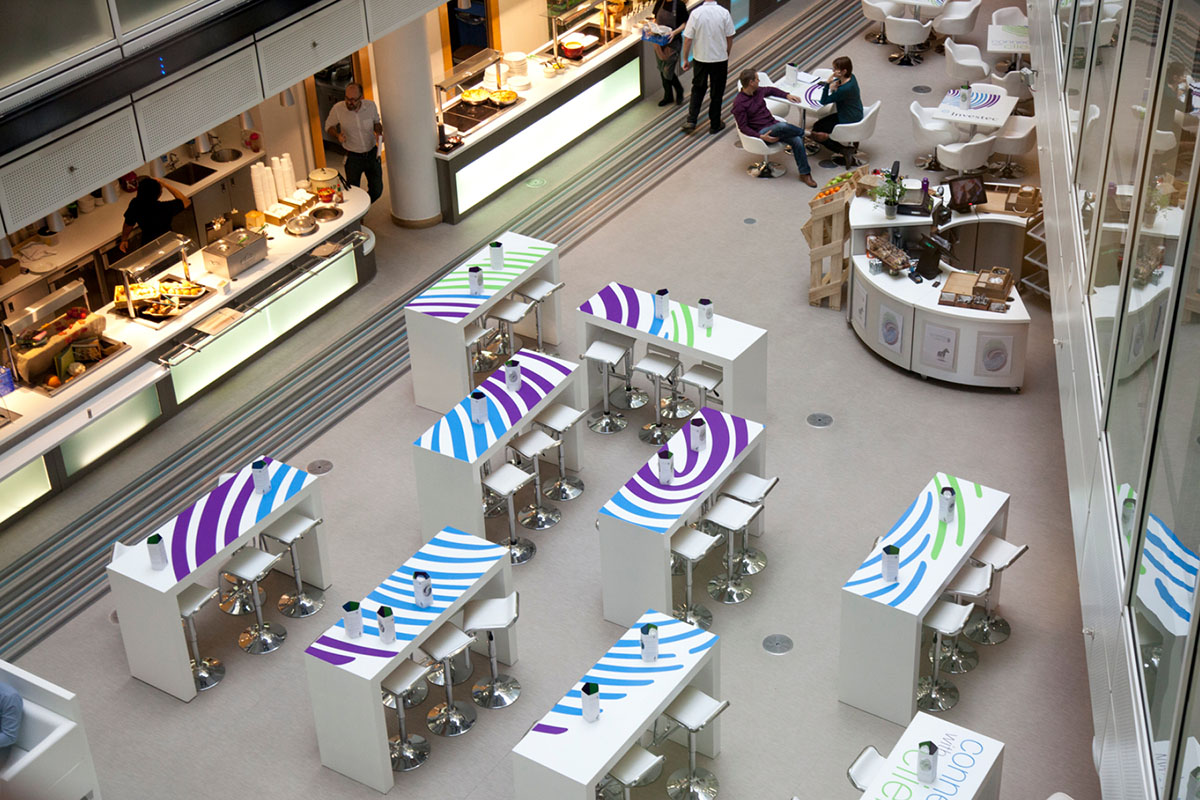 Investec – Connecting with clients branding and interiors