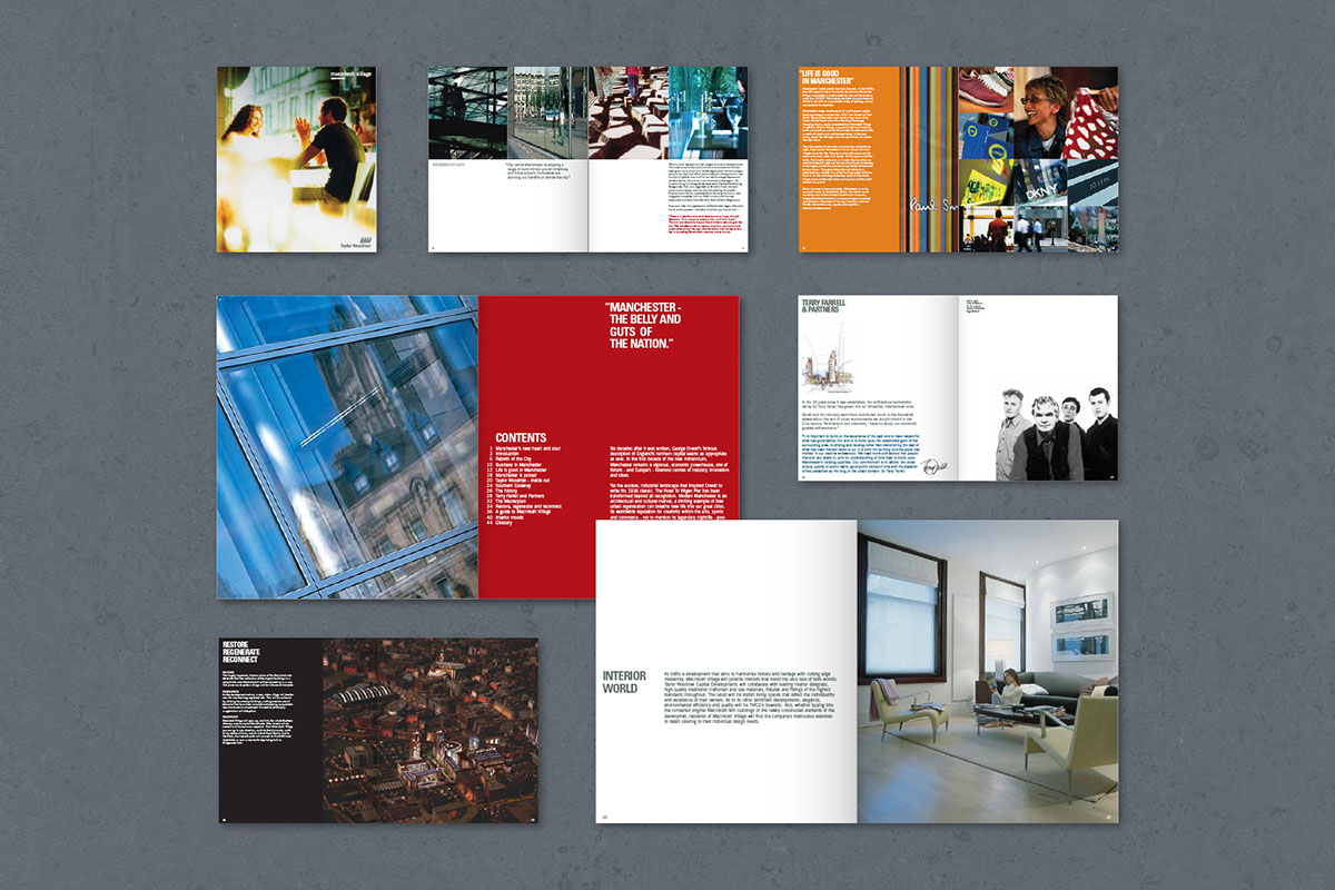 Taylor Woodrow - Macintosh village identity branding and property development scheme literature