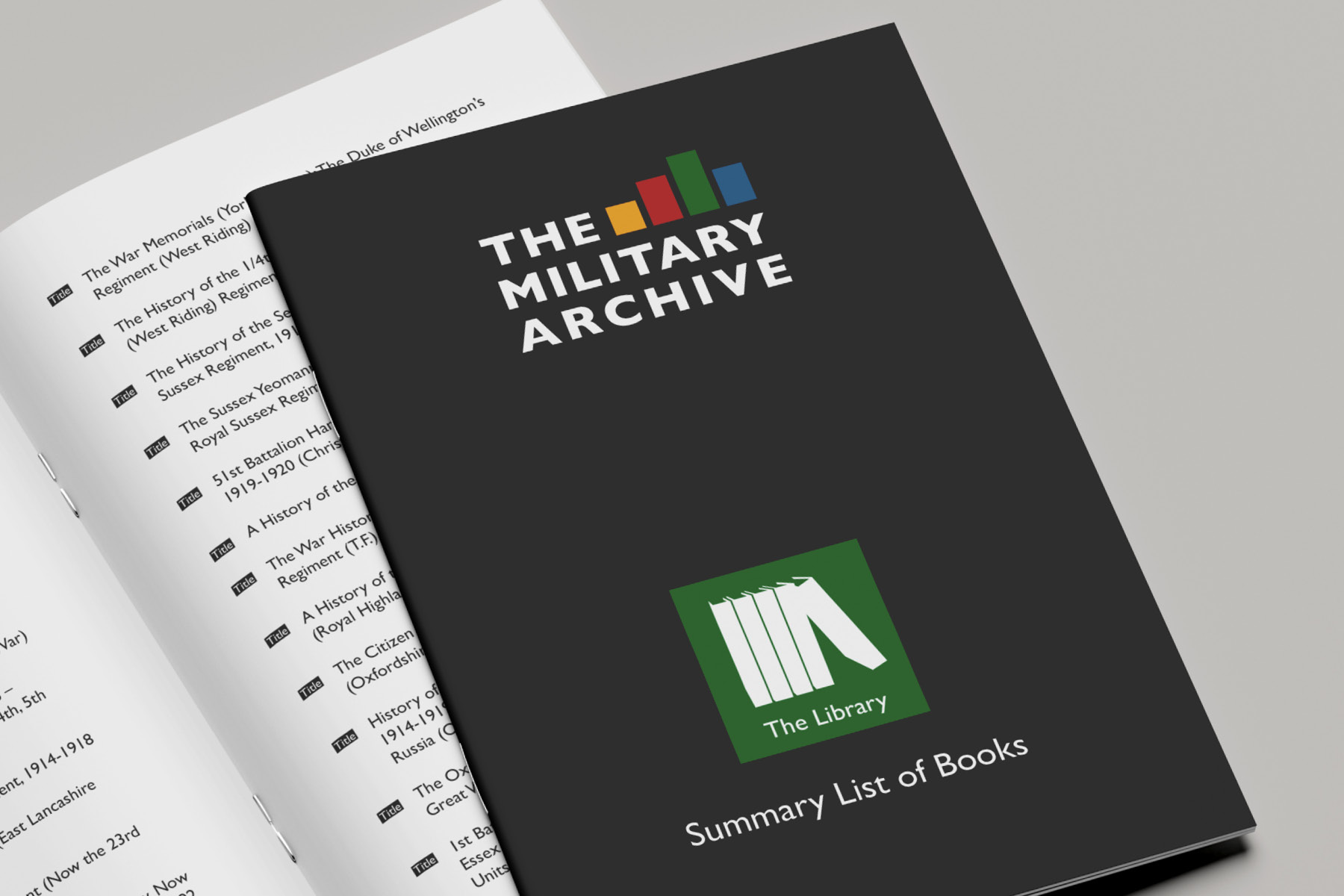 The Militartu Archive - Summary list of books