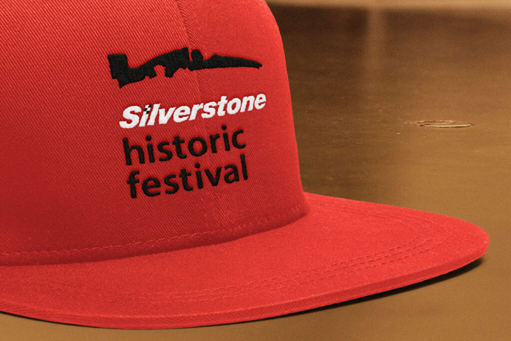 Silverstone Historic Festival – logo on baseball cap